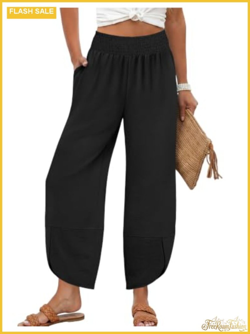 Wide Leg Palazzo Pants High Waisted with Pockets